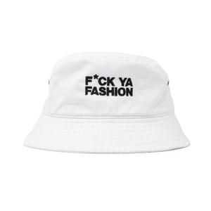 FuckYaFashion.com Hats WHITE "OG" BUCKET HAT